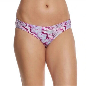 Betsey Johnson snakeprint bikini bottom